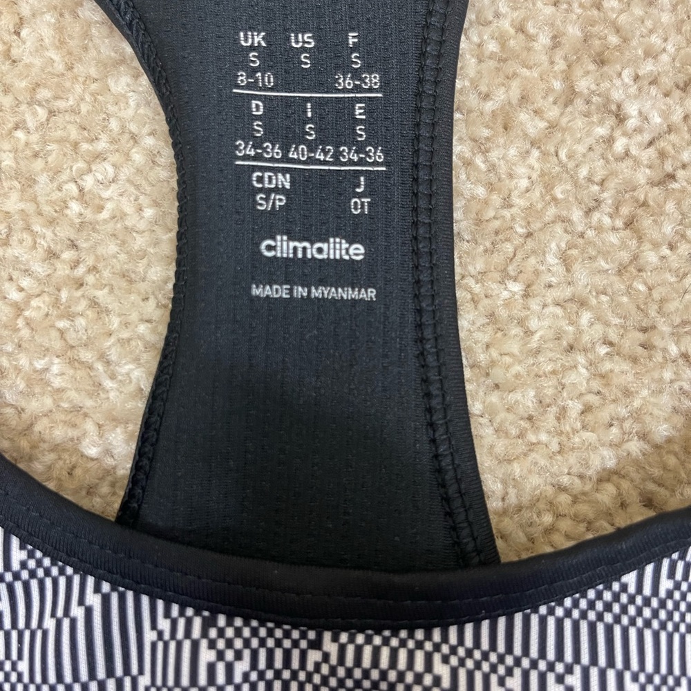Adidas Techfit size small purple mixed sport bra - Picture 3 of 4